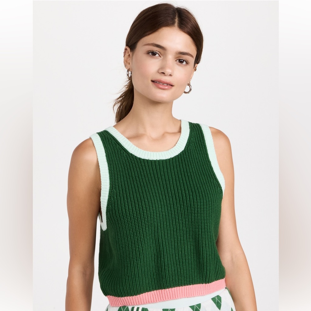 The Upside Cropped Knit Tank